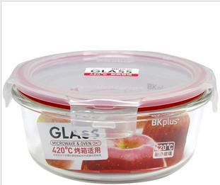 【品牌直 BK Plus+ Glass耐热玻璃保鲜盒 圆】价格_厂家_图片