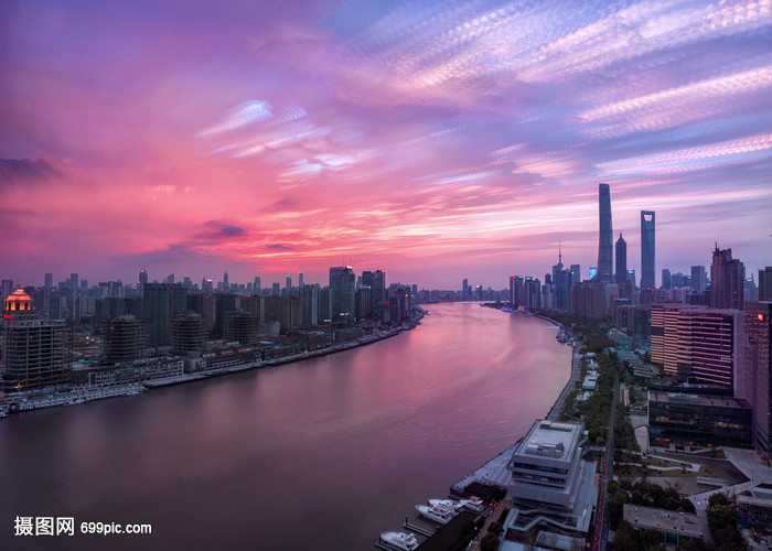 上海外滩城市建筑风光