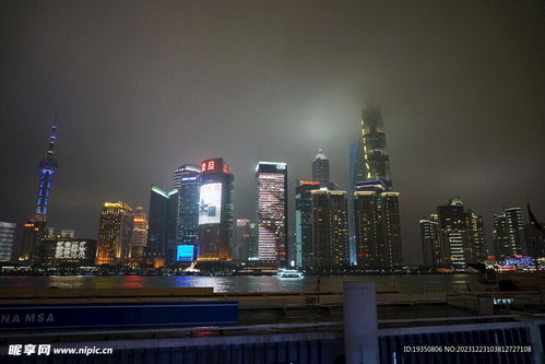上海外滩夜景摄影图