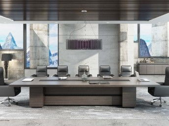 上海会议桌生产厂家 免费定制方案与五年质保，办公用品一站式服务